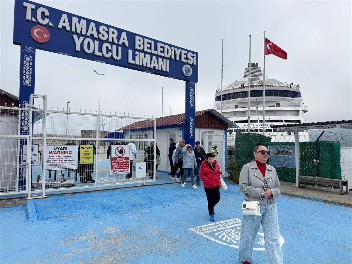 Amasra, Kruvaziyer Turizmi ile 94. Ziyaretini Ağırladı